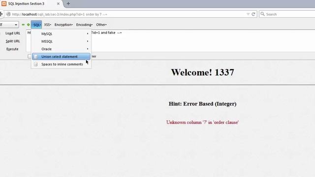06.Error Based (Integer) sec-3 & sec-4 смотреть онлайн