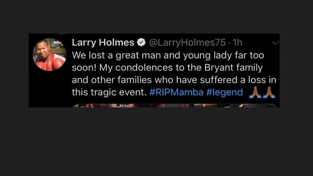 Boxing Community React to Kobe Bryant’s death смотреть онлайн