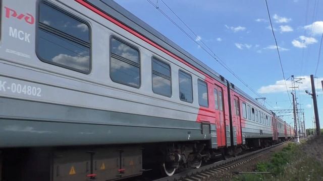 "Медленно" Электропоезд ЭД4МК-0048 сообщением Москва - Барыбино смотреть онлайн