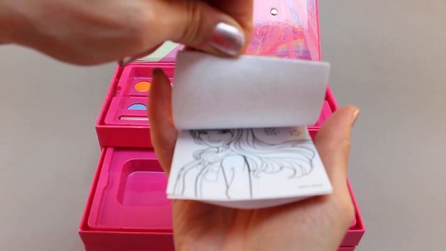 Рисувателен комплект в триетажно куфарче BARBIE смотреть онлайн