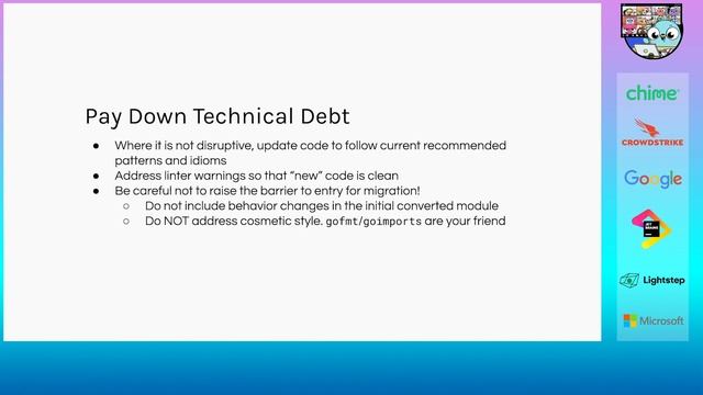 GopherCon 2020: Dylan Bourque & Anthony Lee - Untangling the Monorepo: Moving to Go Modules смотреть онлайн