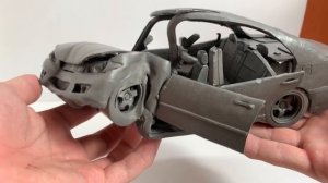 Разбил LEXUS IS200 из ПЛАСТИЛИНА, краш тест