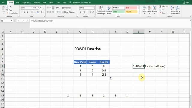 Power Formula in Excel - Product Function in Excel - Excel Formulas смотреть онлайн