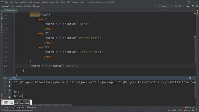 Lesson 15 Part 2: Switch Statement (Java) смотреть онлайн