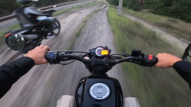 Geon scrambler после 15000 пробег покатушки на мотоциклах. смотреть онлайн