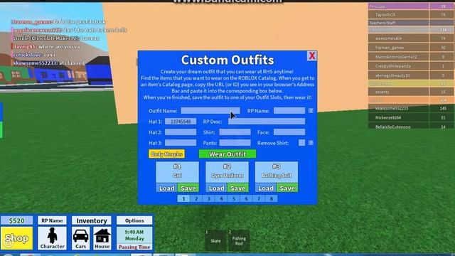 Character Codes | Roblox High School смотреть онлайн