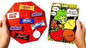 БИТВА ПОДАРКОВ: Сладкий vs Косметический / ДЕШЕВЫЕ Новогодние Подарки за 350 рублей