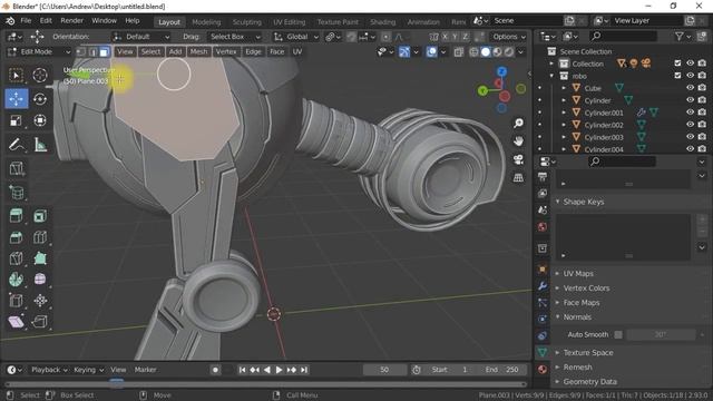 Blender Robot dog modeling - rigging tutorial free download смотреть онлайн