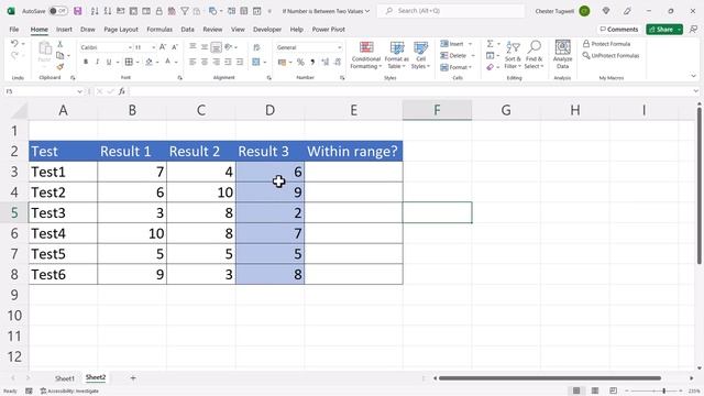 Excel IF Statement - If Number is Between Two Values | Between Function in Excel смотреть онлайн