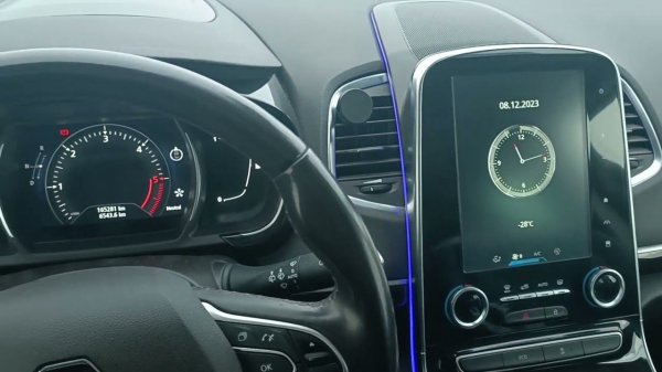 engine start -28° C Renault Espace 5 2.0 dci M9R650