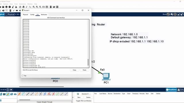 DHCP Configuration in Cisco Router смотреть онлайн