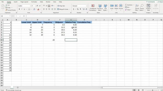 Using Excel to Find Midpoint, Relative Frequency, and Cumulative Frequency смотреть онлайн