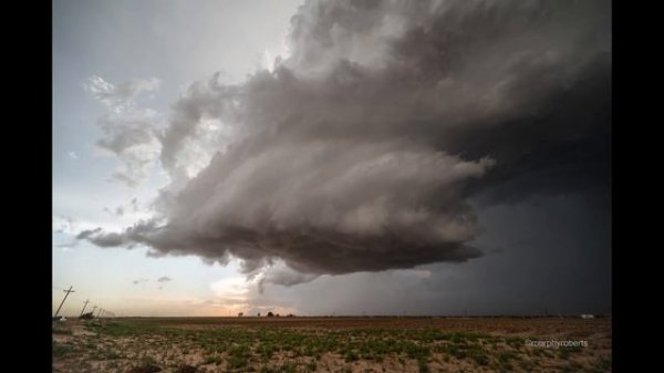 4K Timelapse Of INCREDIBLE Supercell With Funnel Cloud Moving Into Lubbock, Texas. 5/17/2021