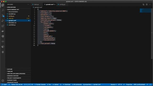 Connecting an ESP32 in Visual Studio Code for MicroPython Development using PymaKr смотреть онлайн