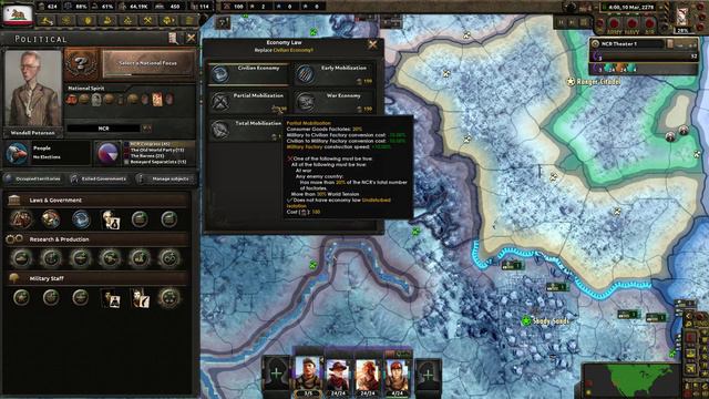 Hearts of Iron 4 Old World Blues NCR CAMPAIGN PART 2 смотреть онлайн