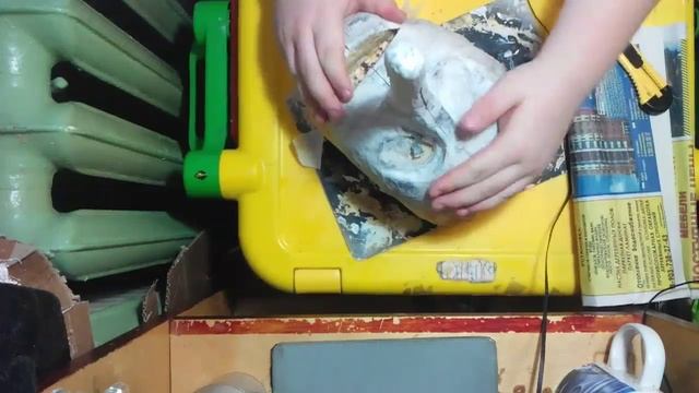 Как сделать маску Криса Фена из группы slipknot . часть 1 смотреть онлайн