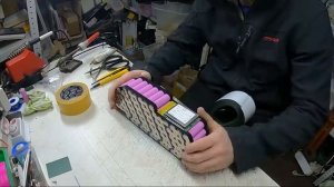 Процесс сборки Аккумулятора 48 v 18 000 mAh.