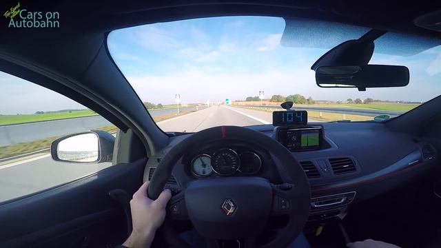 2016 Renault Mégane R.S. 275 Cup-S (273hp) Fast driving on Autobahn ✔ смотреть онлайн