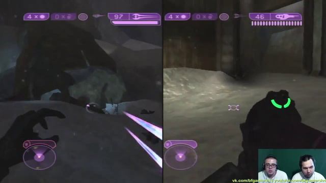 Сплитскрин прохождение Halo 2 в кооперативе на Xbox часть 3 смотреть онлайн