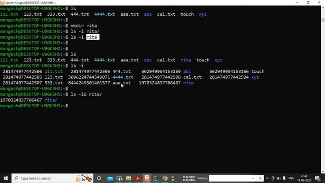 06 UNIX BASIC commands ls command practice смотреть онлайн