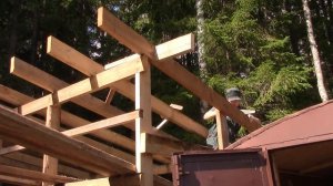 Сарай мастерская своими руками►Каркас,Стропила,Односкатная крыша