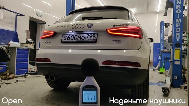 Управляемый выхлоп Audi Q3 2.0t от Joombra смотреть онлайн