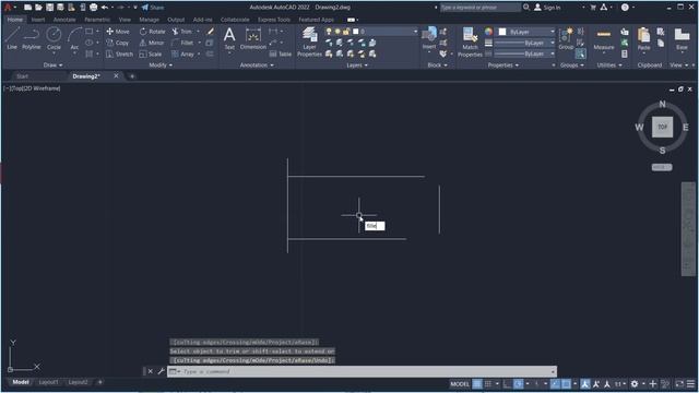 AutoCAD How To Extend Line Tutorial смотреть онлайн