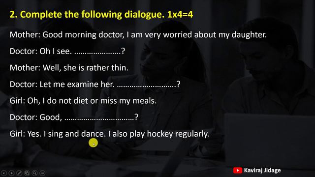 Complete the dialogue | English grammar for PUC students | Dialogue Completion test смотреть онлайн
