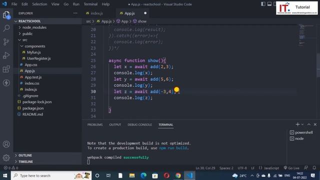 Javascript Async and Await, ES-8(2017), React JS Tutorial for beginners Hindi 2023 #reactjs смотреть онлайн