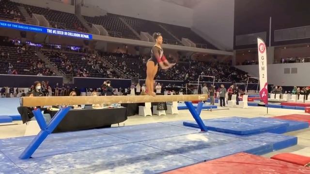 Jordan Chiles USA All Around 2021 WOGA Classic смотреть онлайн