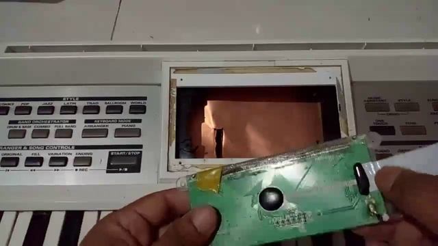 Roland Keyboard LCD Display Repair