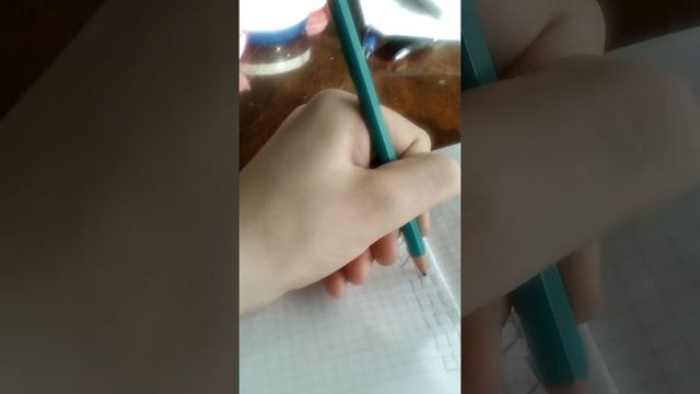 Рисование косы по клеткам. По желанию можно раскрасить. Без голоса видео. смотреть онлайн