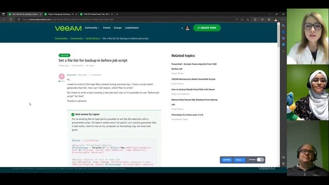 Veeam Community Recap #111 смотреть онлайн