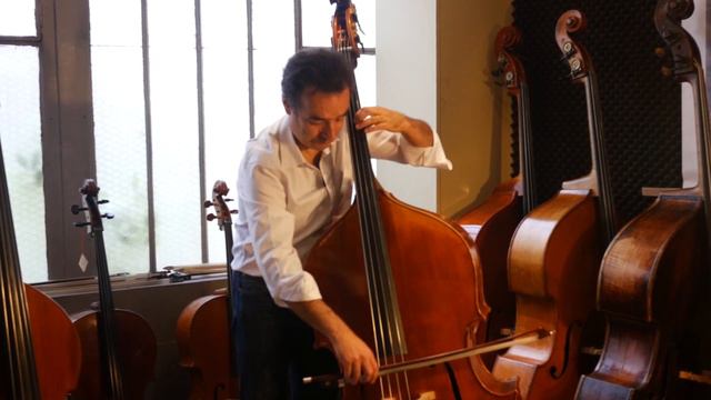 DOUBLE BASS CHARTON - MONTAGNANA MODEL - F. ALCARAZ - BACH SUITE N°5 SARABANDE смотреть онлайн