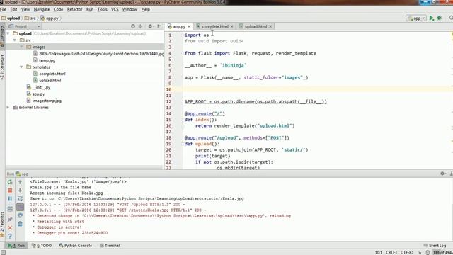 Displaying Images in server using Flask and Python. смотреть онлайн
