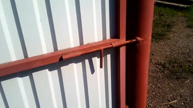Простейшая и надежная фиксация ворот - проще не придумать! смотреть онлайн