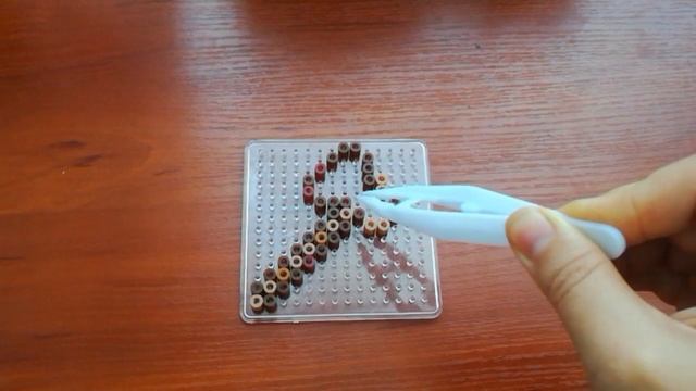 Minecraft Майнкрафт топор из мозаики, термомозаика смотреть онлайн