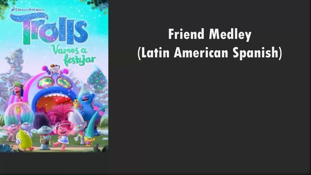 Trolls Holiday|Friend Medley [Latin Spanish] (Subtitles in Spanish смотреть онлайн