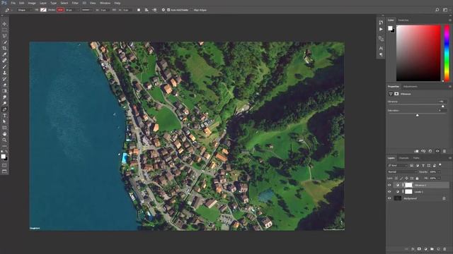 Highlight a Road on a Map | Photoshop CC смотреть онлайн