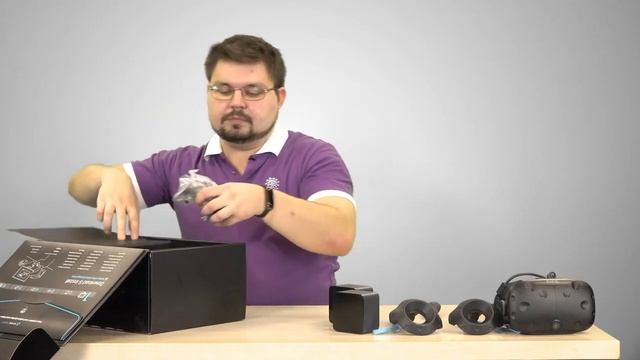 1.1 Знакомство с оборудованием Шлем VR HTC Vive и другой гарнитурой смотреть онлайн