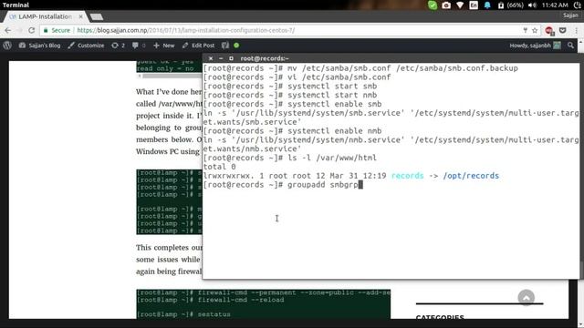 Setup Samba in CentOS for Windows-like Sharing смотреть онлайн