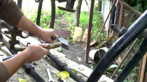 Как снять маятник на мотоцикле Днепр !