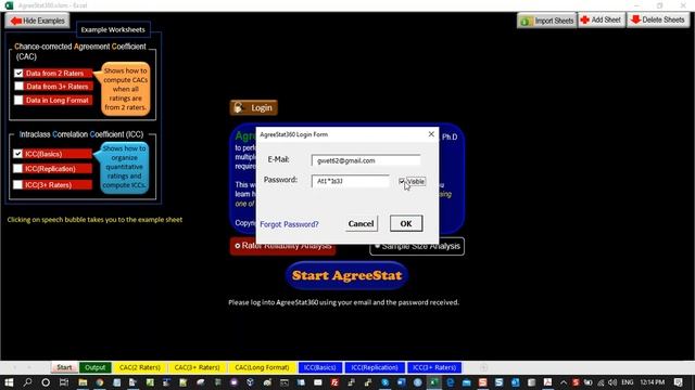How to log into AgreeStat/360 for Excel смотреть онлайн