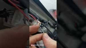 Mitsubishi Pajero 4 - перенос картинки камеры заднего вида на китайскую магнитолу