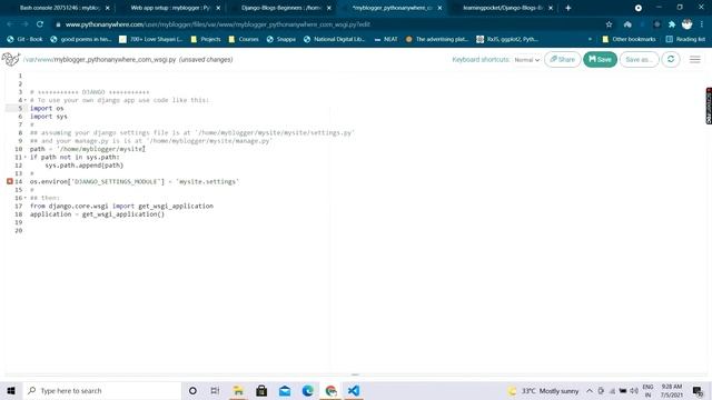 #19 | Django Hosting to PythonAnyWhere | How to deploy django on pythonanywhere ? | Django ? смотреть онлайн