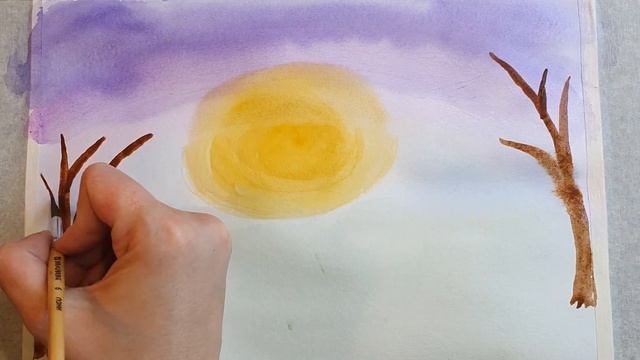 Марина Богданова, воспитатель Школы № 536. Рисуем летний пейзаж смотреть онлайн