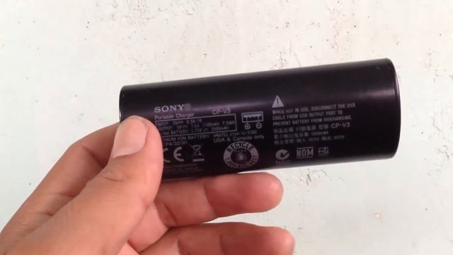 cargador usb portatil para celular - Portable charger Sony Cp-V3 power bank смотреть онлайн