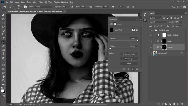 How to DODGE and BURN SKIN RETOUCHING in Photoshop *Exclusive* смотреть онлайн