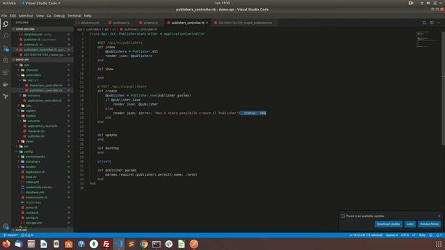 Rails 6 - Creare delle Api JSON con Ruby on Rails - Parte 1 di 2 смотреть онлайн
