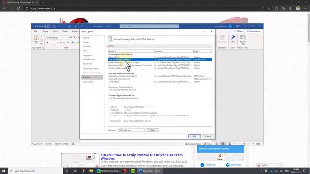 Easily Remove Third Party Menu Items From Word Excel PowerPoint Outlook смотреть онлайн
